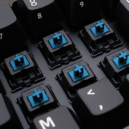 TECLADO MECÁNICO GAMING WOXTER STINGER RX 1000 K - 104 TECLAS - 12 TECLAS FUNCIÓN - RETROILUMINACION 6 COLORES - CABLE 1.45M